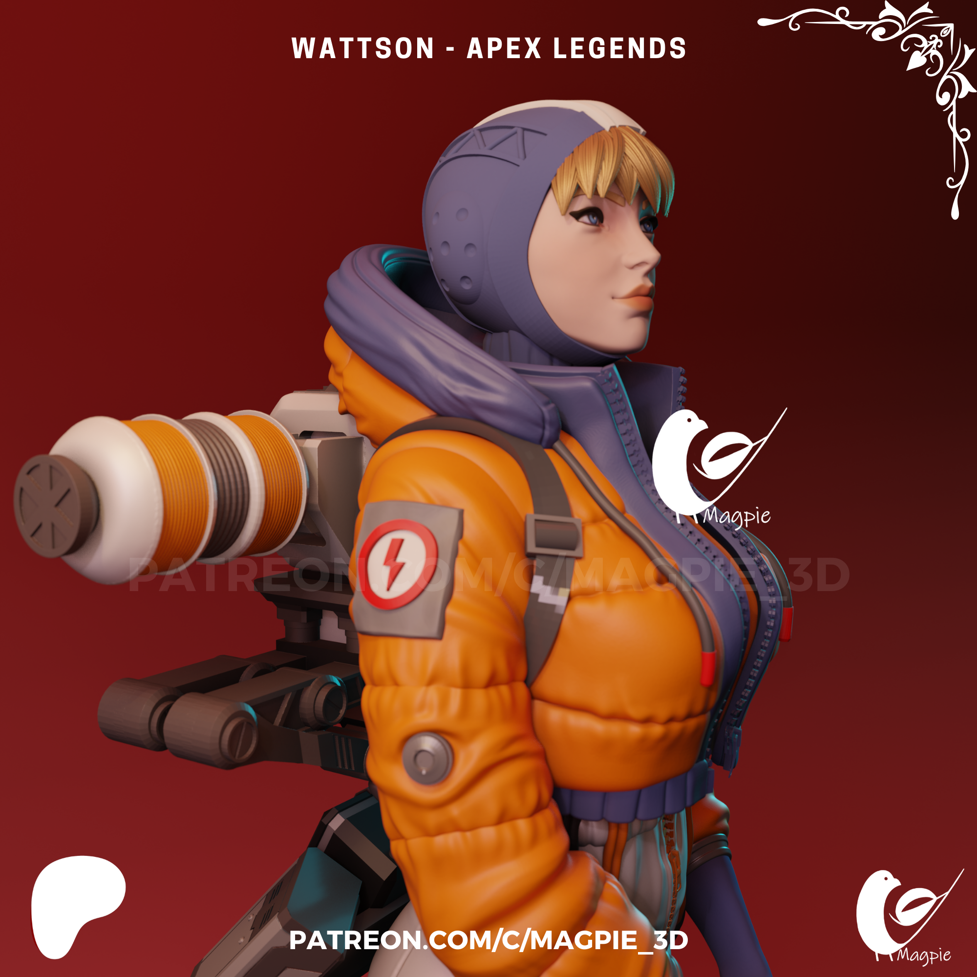 Wattson - Apex Legends Magpie_3d 11 